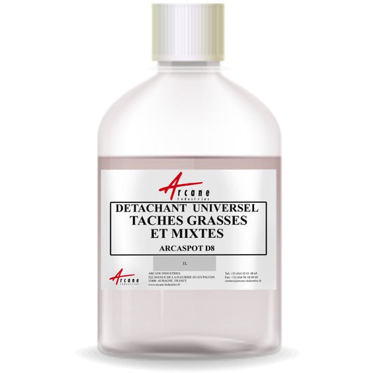Universal stain remover for greasy and mixed stains - ARCASPOT D8 1L Jerry Can