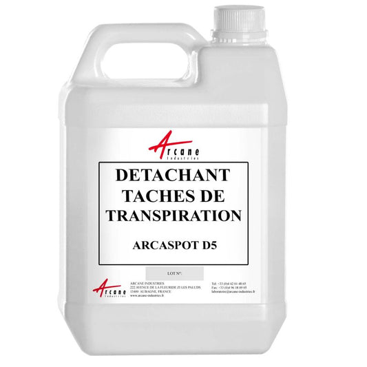 Détachant traces de transpiration - ARCASPOT D5 Bidon 1L