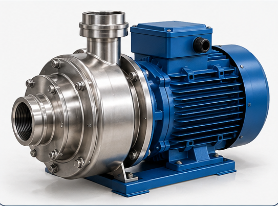 External filling and draining pump