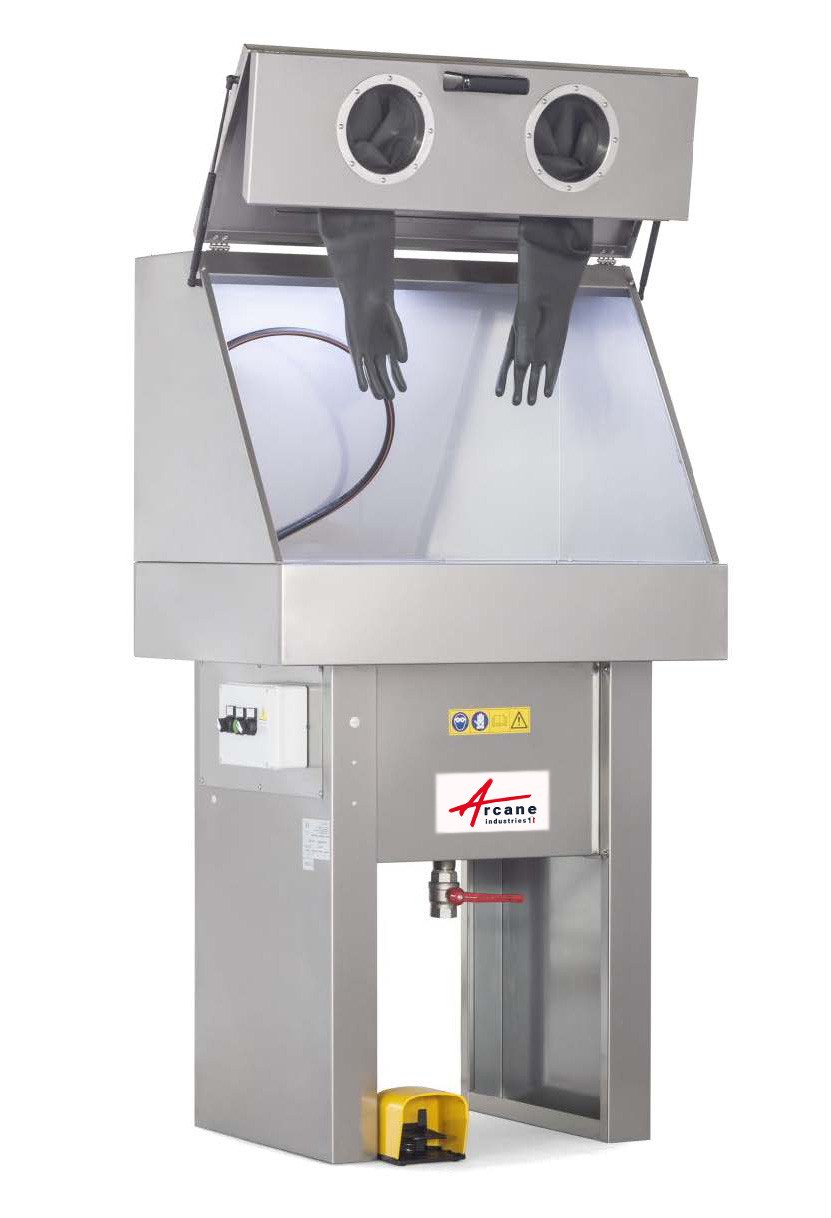 Open electric lye degreasing cabinet