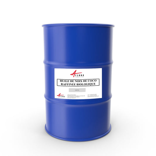 Huile de Coprah (Huile de Noix de Coco) Raffinée Biologique - CAS N° 8001-31-8 Seau 25kg