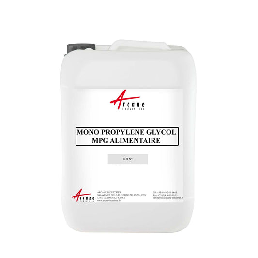 Monopropylène Glycol Alimentaire (MPG) E1520 ? CAS N° 57-55-6 Bidon 20kg