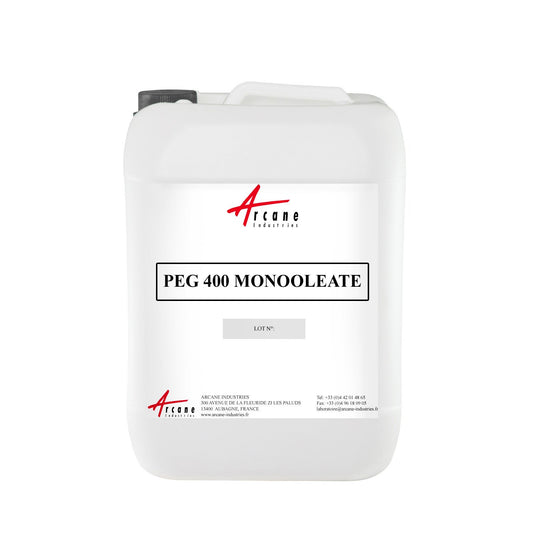 PEG 400 Monooléate (de polyéthylène glycol) - CAS 9004-96-0 Bidon 5L