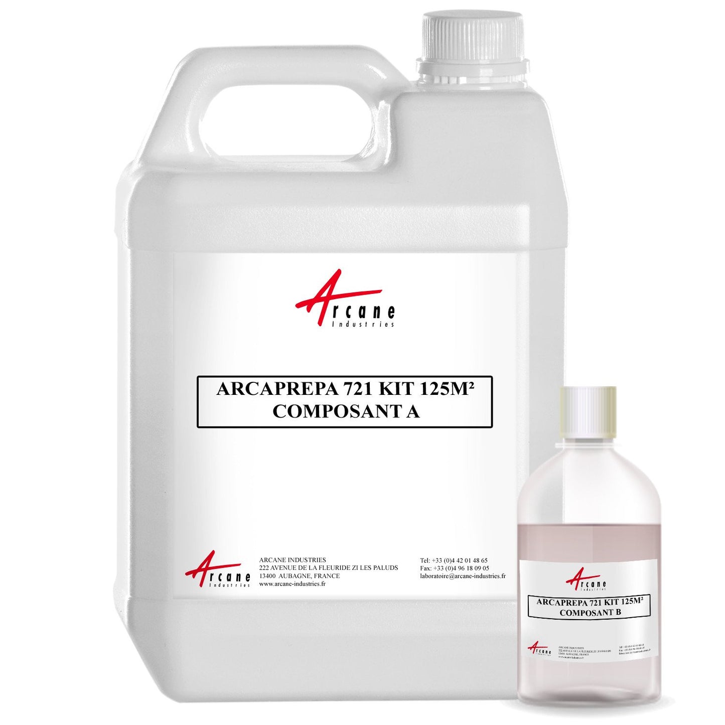 Promoteur d'adhérence pour aluminium avant mise en peinture ARCAPREPA 721 KIT 125m²