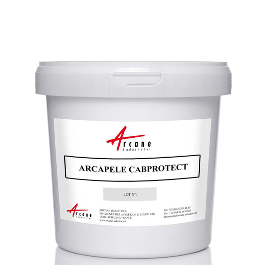 Vernis pelable pour la protection de cabine de peinture blanc ou translucide ARCAPELE CABPROPTECT Pot 750mL / Blanc