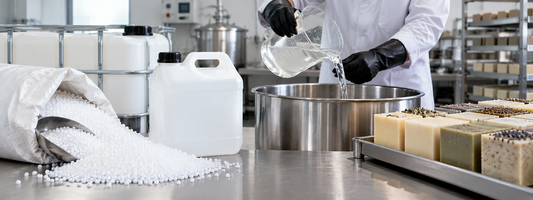 Saponification à froid : soude microperles ou lessive de soude 30 %, comment choisir ?