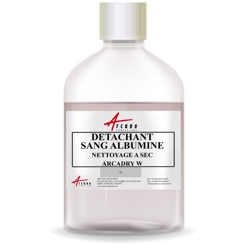 Détachant sang et albumine pour machine nettoyage à sec - ARCADRY W