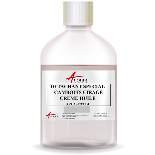 Grease, shoe polish, cream and oil stain remover - ARCASPOT D4 1L Jerry Can