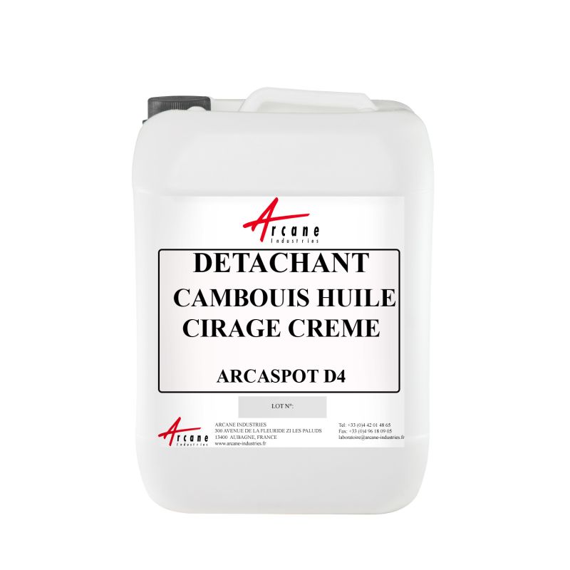 Grease, shoe polish, cream and oil stain remover - ARCASPOT D4