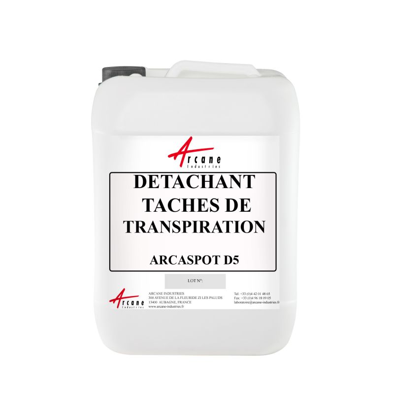 Perspiration stain remover - ARCASPOT D5