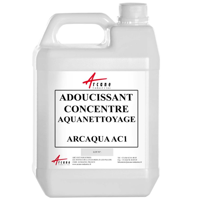 Adoucissant concentré professionnel pour aquanettoyage - ARCAQUA AC1