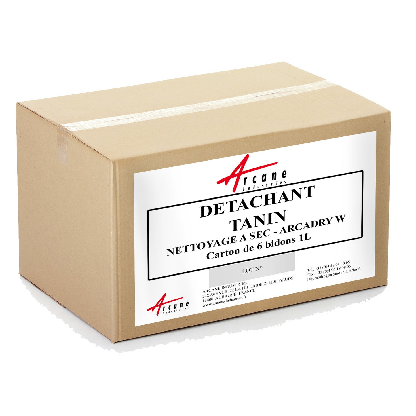 Détachant spécial tanin pour machine nettoyage à sec - ARCADRY L