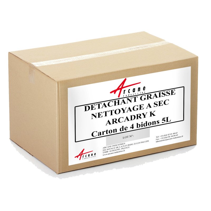 Special Grease Stain Remover for Dry Cleaning - ARCADRY K