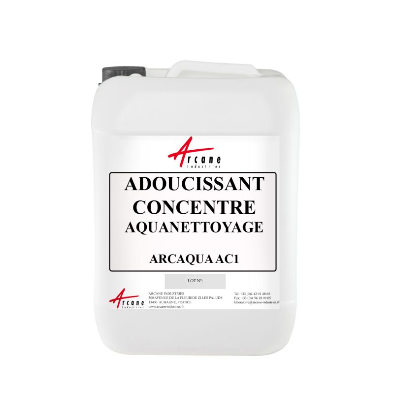 Adoucissant concentré professionnel pour aquanettoyage - ARCAQUA AC1