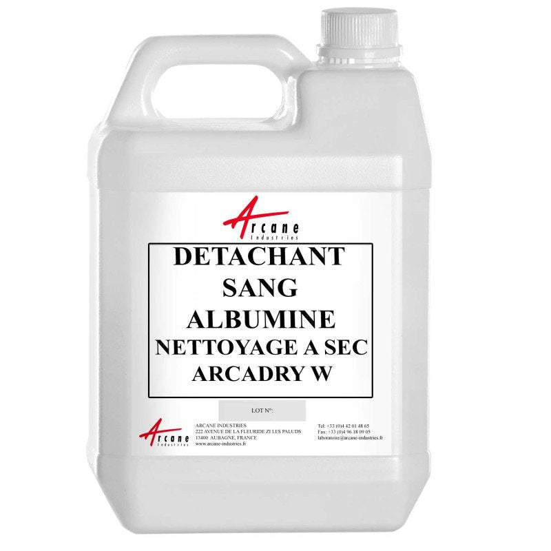 Détachant sang et albumine pour machine nettoyage à sec - ARCADRY W