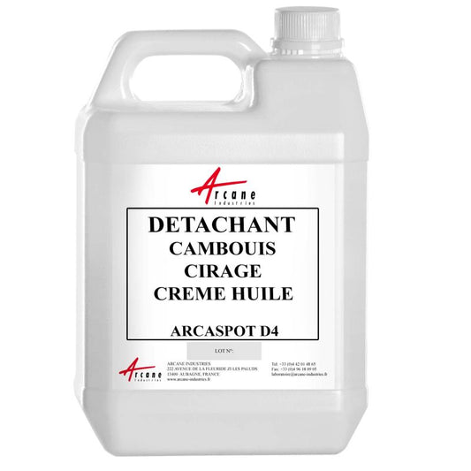 Grease, shoe polish, cream and oil stain remover - ARCASPOT D4 1L Jerry Can