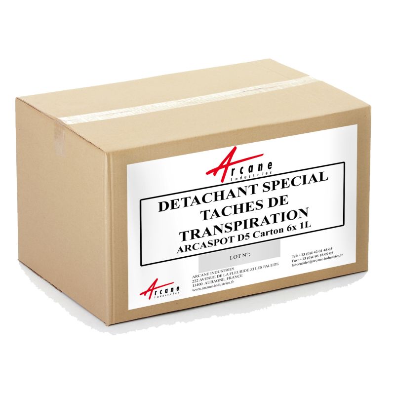 Perspiration stain remover - ARCASPOT D5