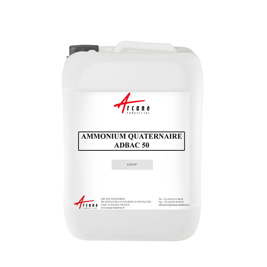 Ammonium quaternaire - ADBAC 50 - CAS N°68424-85-1 Bidon 20L