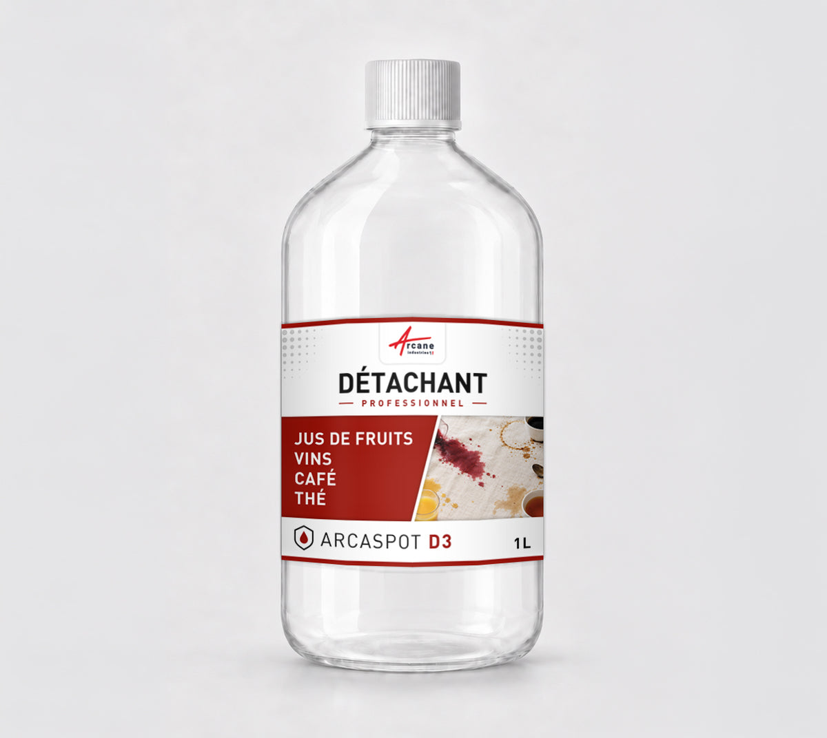 Textile stain remover for tannin stains – ARCASPOT D3