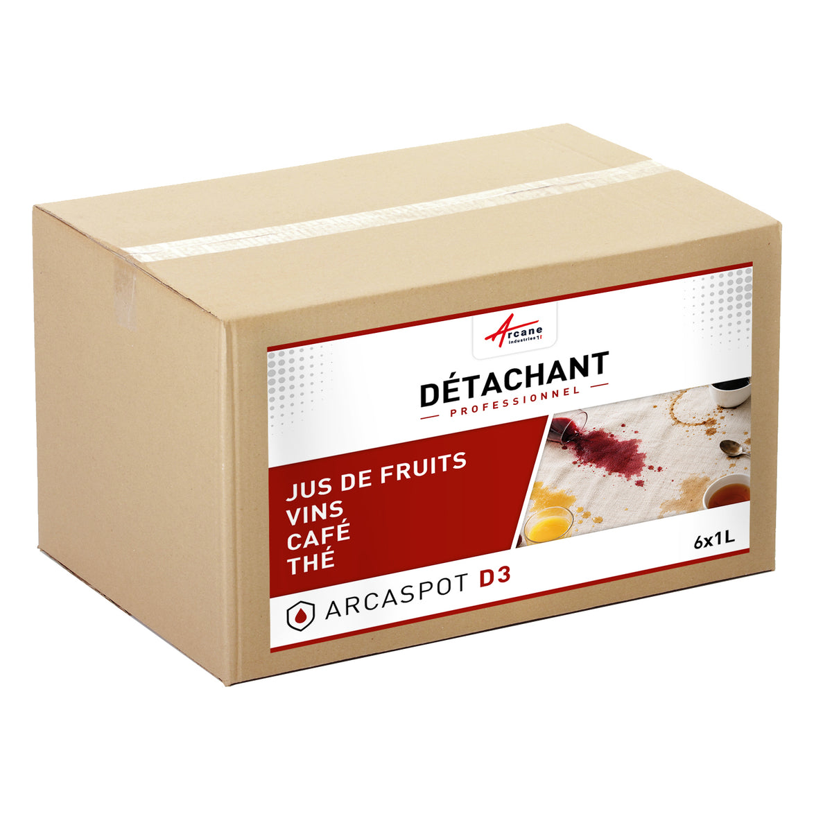 Textile stain remover for tannin stains – ARCASPOT D3