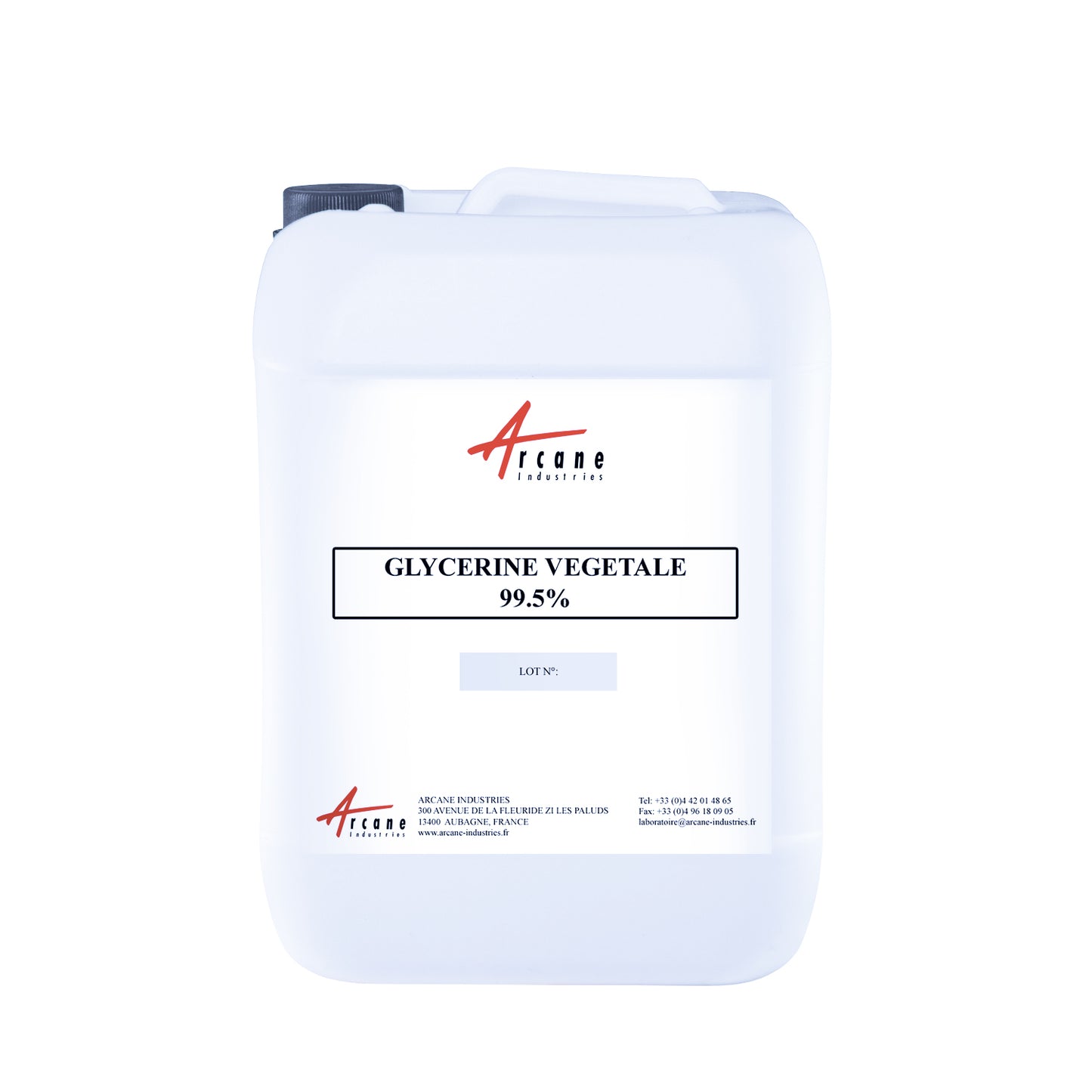Glycérine Végétale USP / Glycérol 99.5% - CAS N° 56-81-5