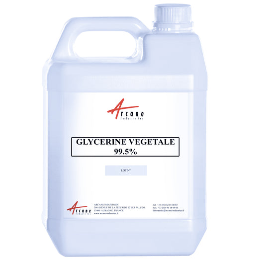 Glycérine Végétale USP / Glycérol 99.5% - CAS N° 56-81-5 - Bidon 6kg
