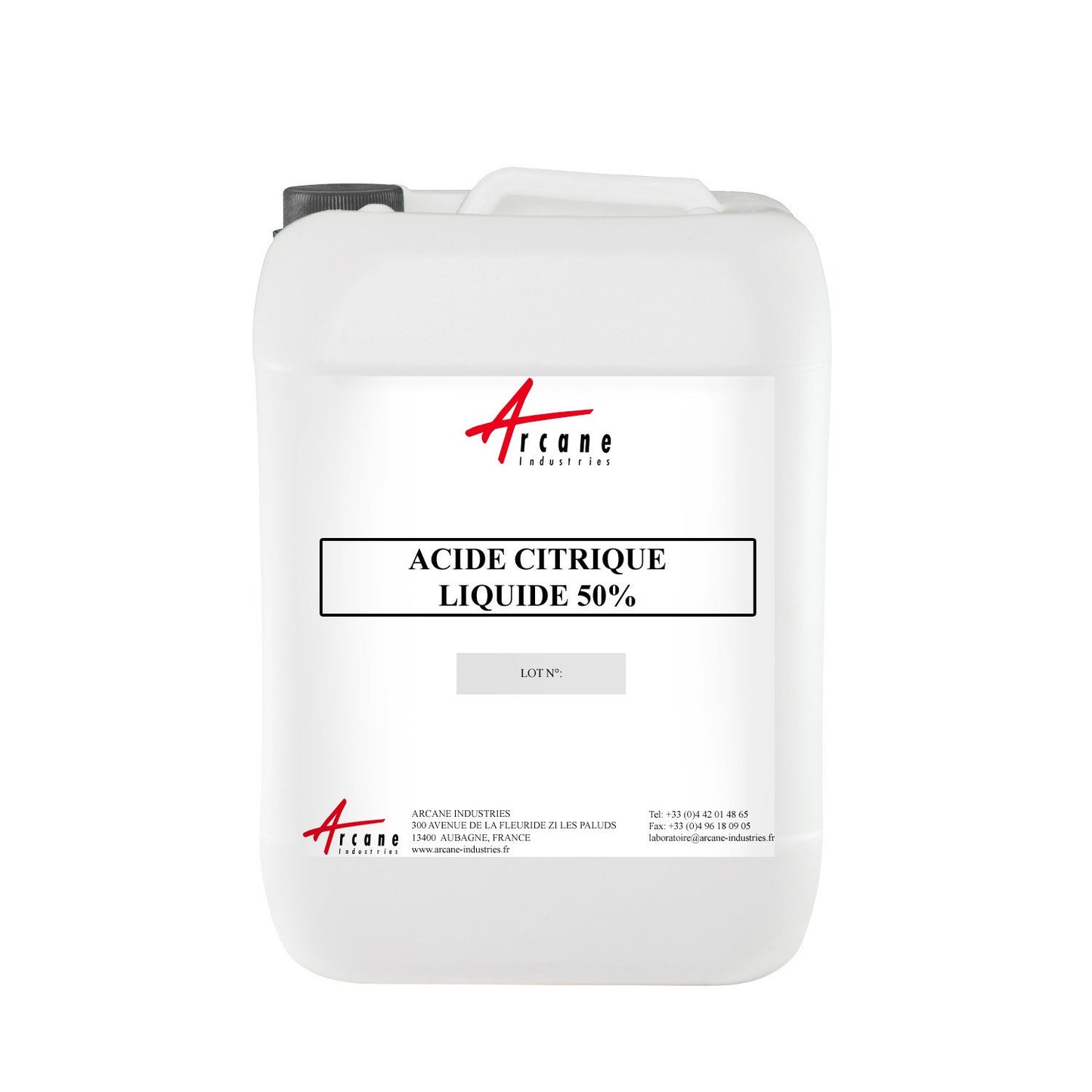 Acide Citrique Liquide 50% - Détartrant Bidon 20L