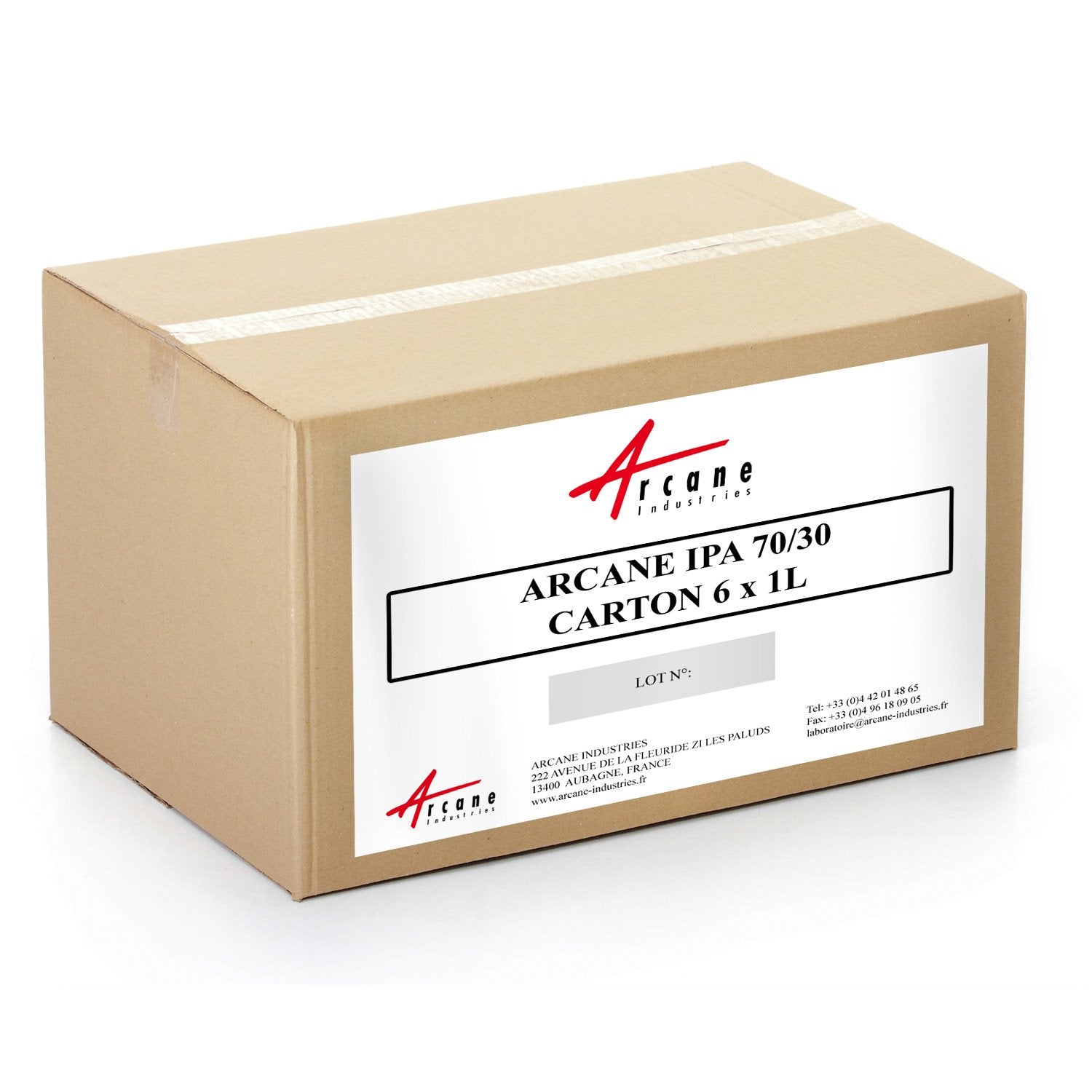 Nettoyant Désinfectant de Surface Alcool Isopropylique 70/30 Isopropanol IPA Carton 6x1L