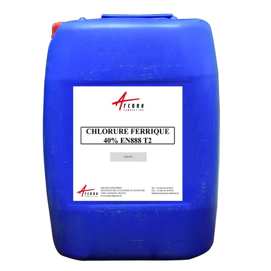 Ferric Chloride 40% EN888 T2 - CAS 10025-77-1 28kg Jerry Can