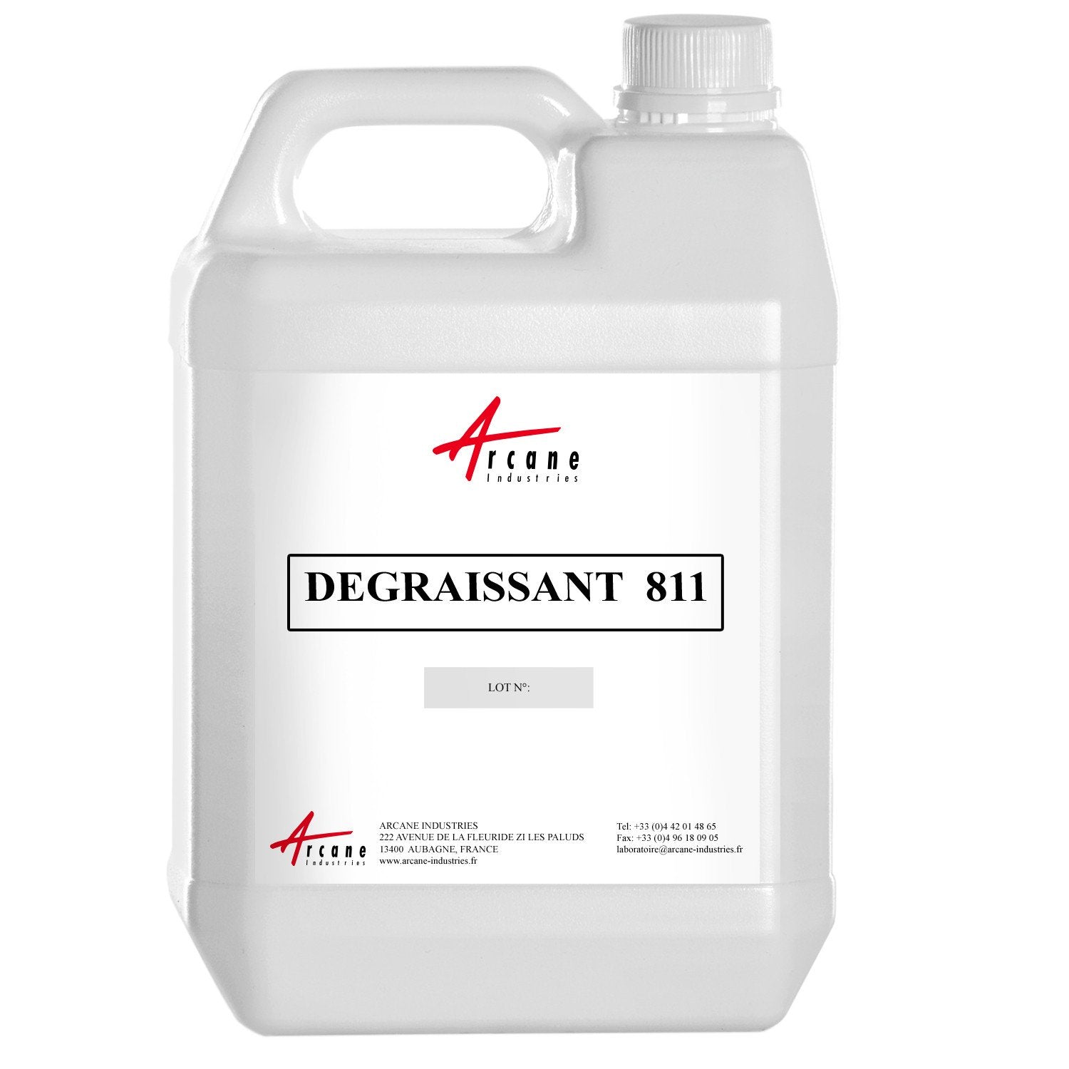 Dégraissant Alcalin Homologué en Contact Alimentaire DEGRAISSANT 811 Bidon 5L
