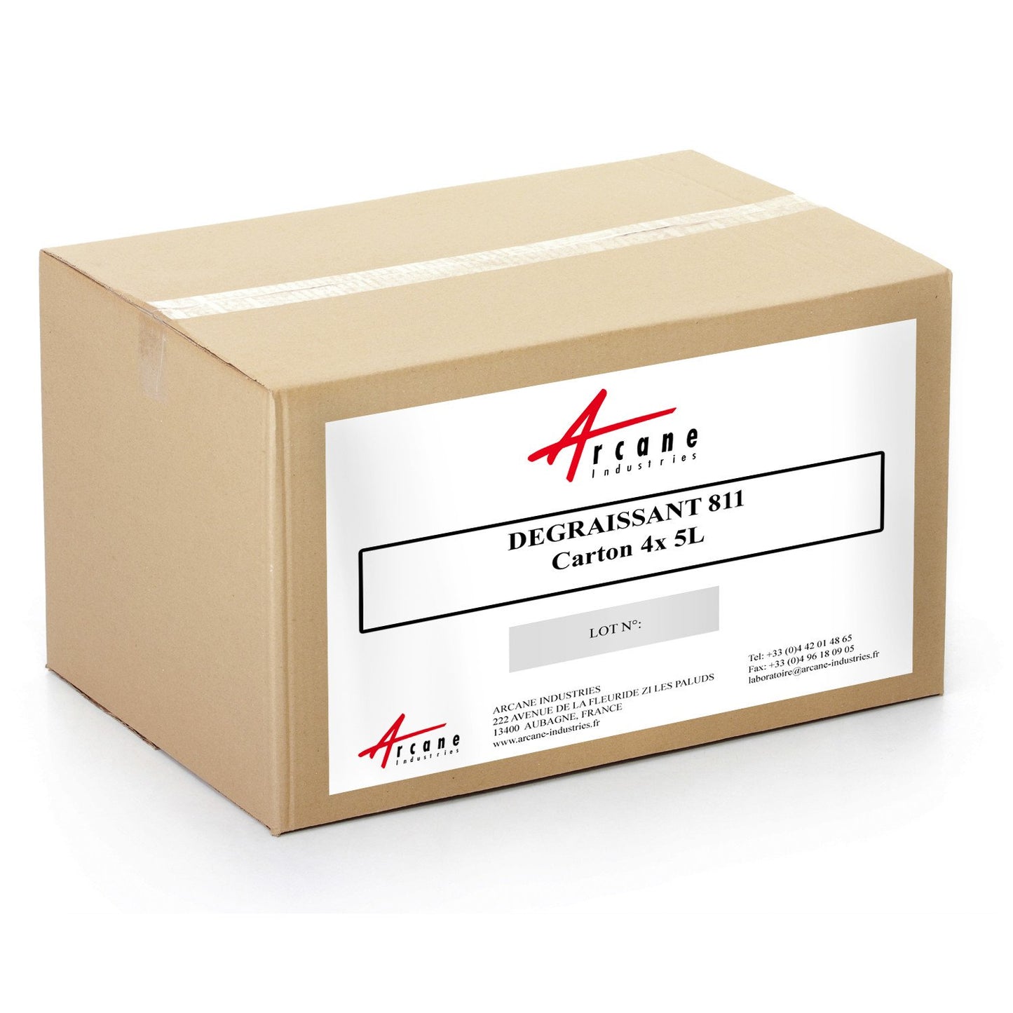 Dégraissant Alcalin Homologué en Contact Alimentaire DEGRAISSANT 811 Carton 4x5L