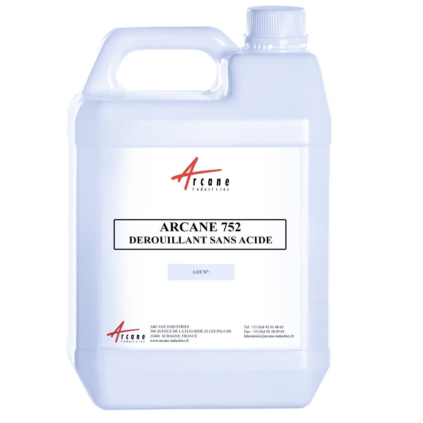 Acid-free metal rust remover Jerry Can 5L ARCANE 752