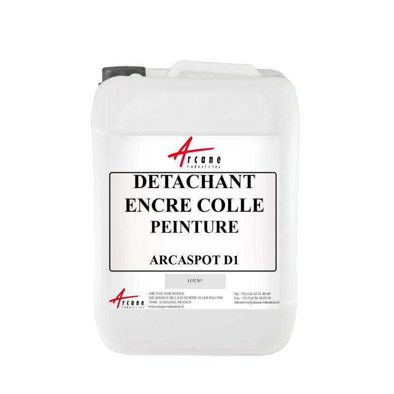 Détachant encre laque colle peinture  - ARCASPOT D1