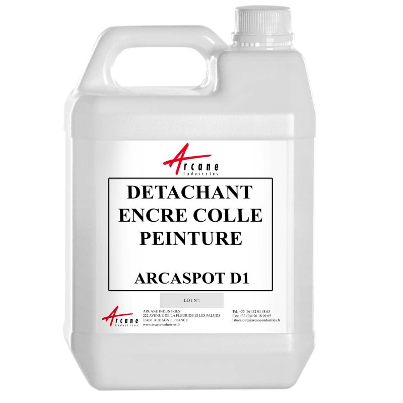 Détachant encre laque colle peinture  - ARCASPOT D1