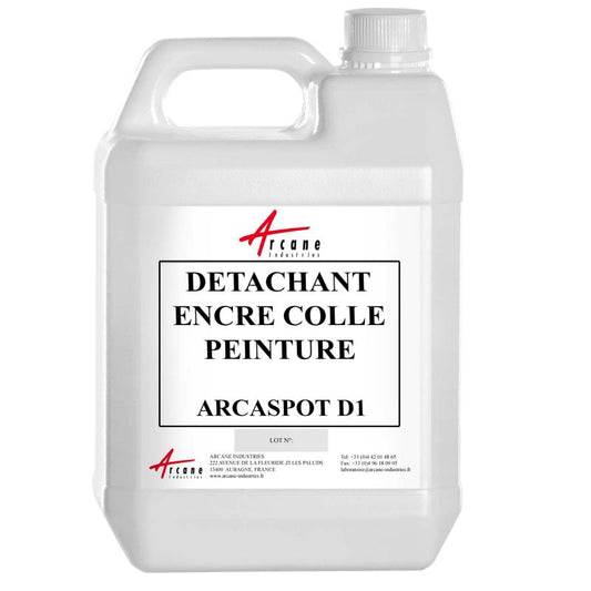 Ink, Lacquer, Glue and Paint Stain Remover - ARCASPOT D1 1L Jerry Can