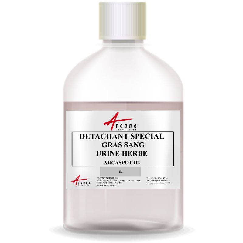 Détachant gras alimentaire sang albumines urine herbes - ARCASPOT D2