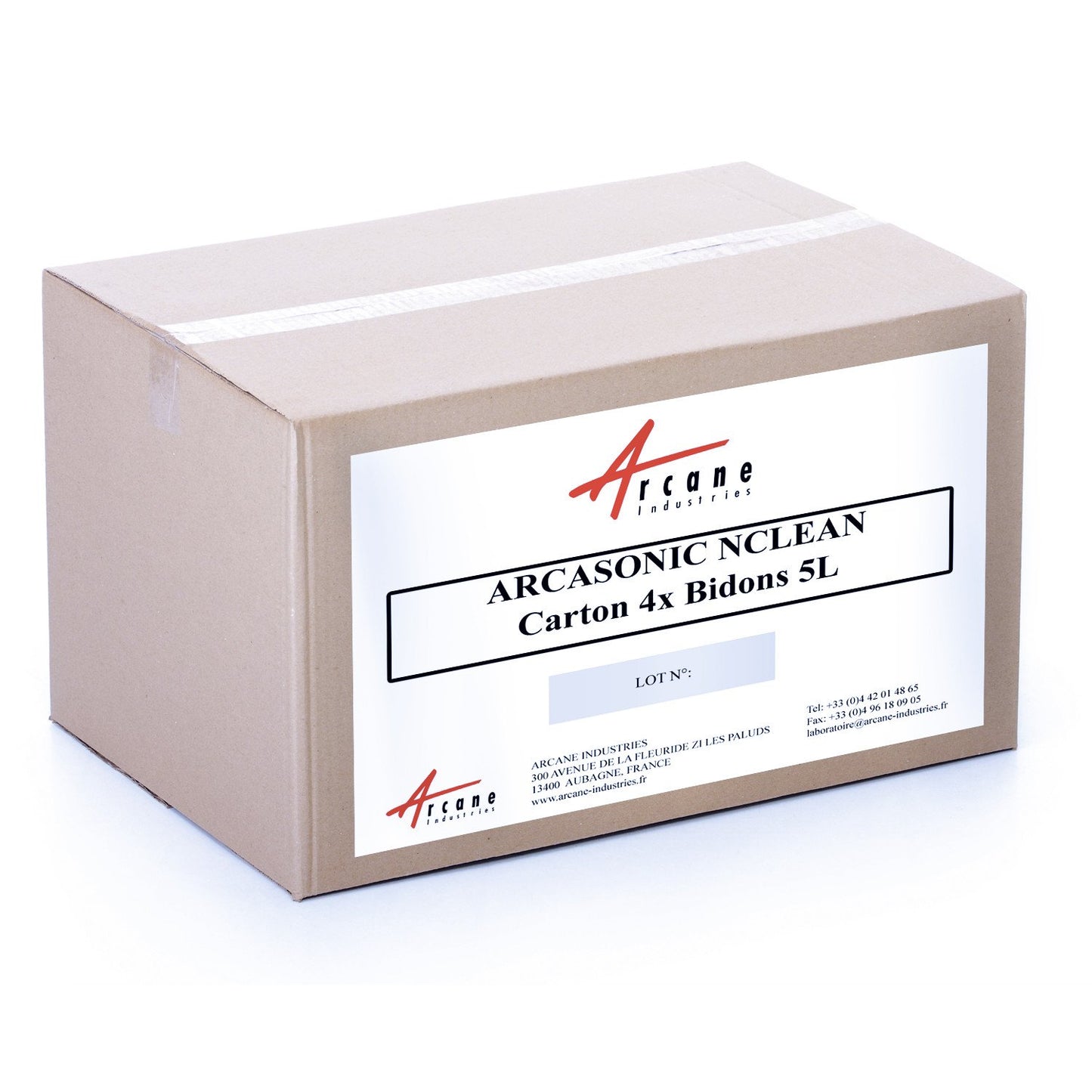 Concentrated Neutral Detergent for All Metals Immersion Ultrasonic ARCASONIC NCLEAN 4x5L