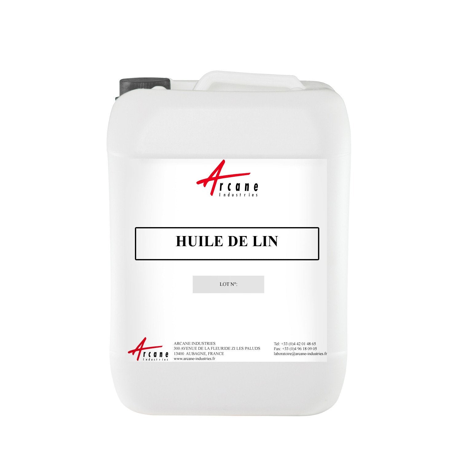 Huile de graines de lin végétale Bidon 20L