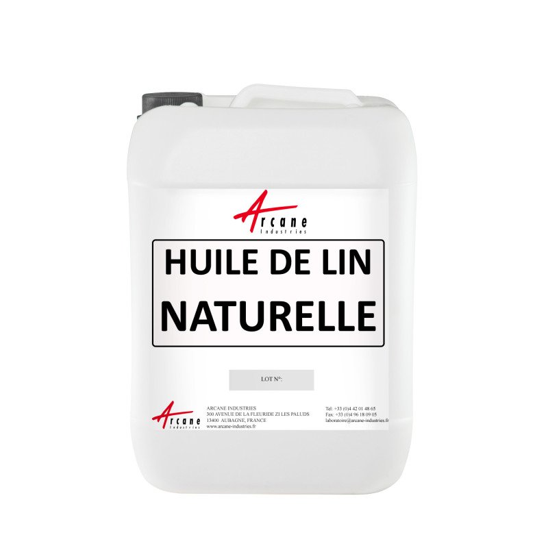 Huile de lin brute naturelle végétale - CAS 8001-26-1