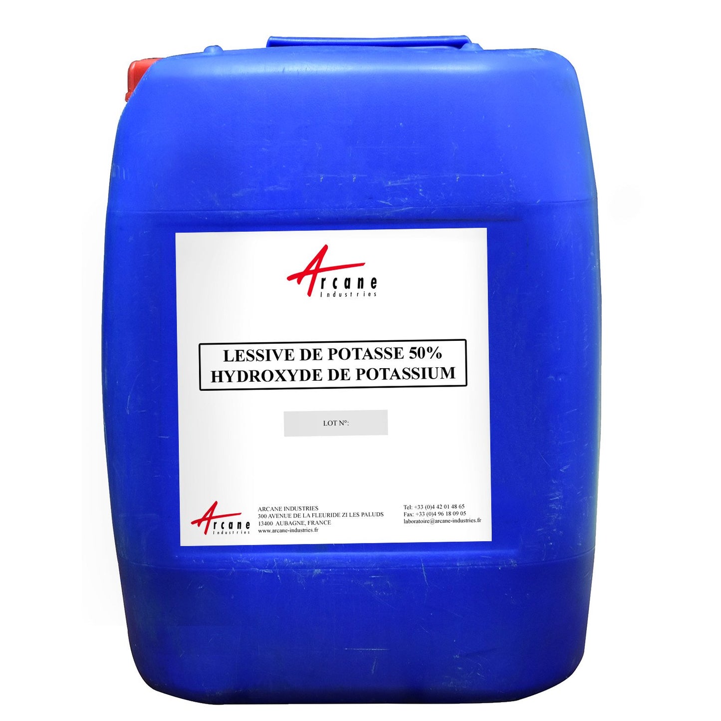 POTASSIUM HYDROXIDE LYES 50% POTASSIUM HYDROXIDE JERRY CAN 30KG