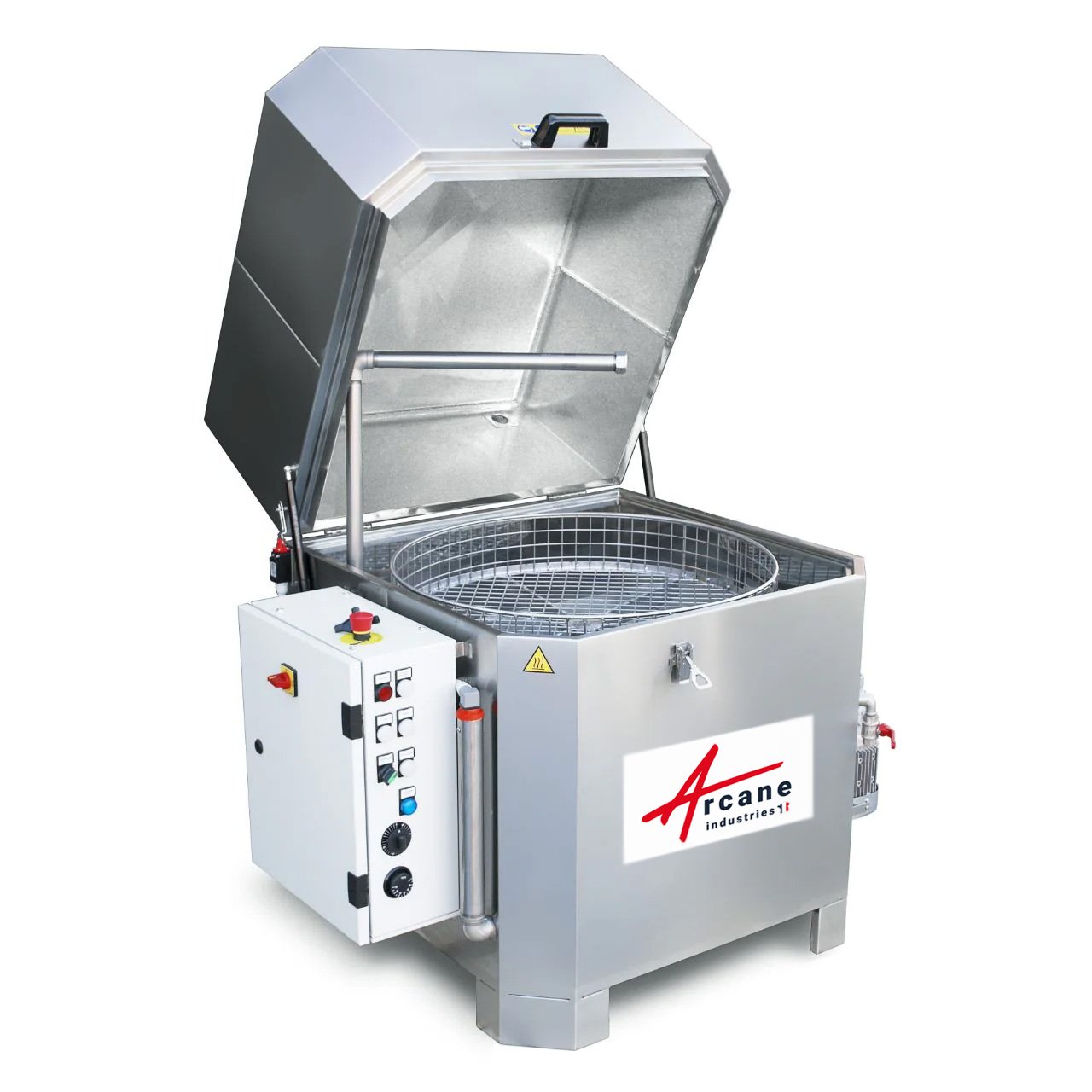 Automatic washing machine with rotating basket 730mm