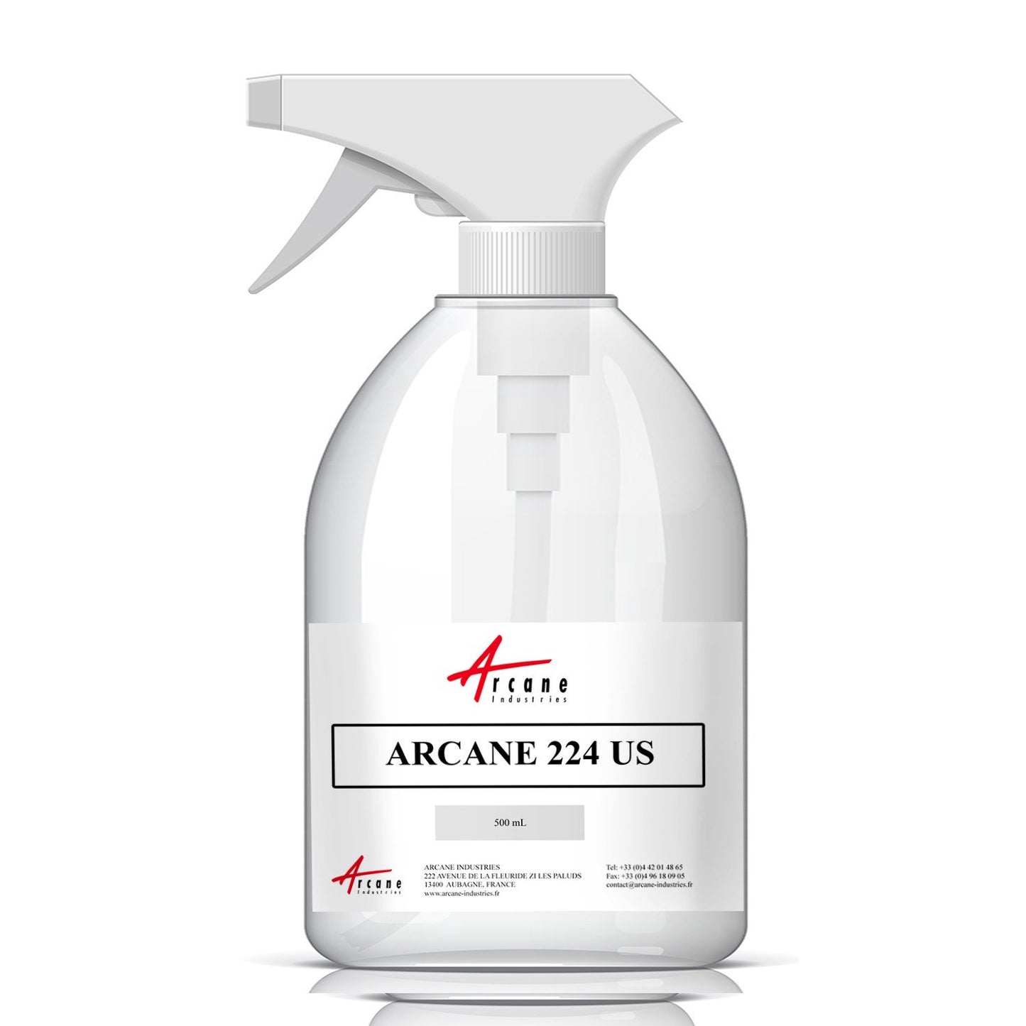 PVC and Gelcoat Stain Remover Cleaner ARCANE 224 US 500mL Spray Bottle