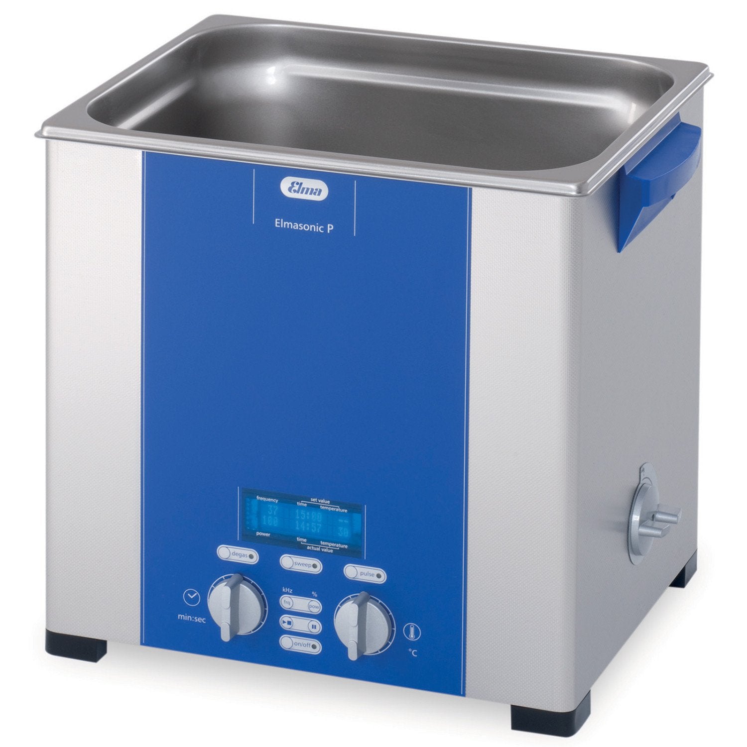 Double Frequency Ultrasonic Cleaning Analysis Tank 12.75 L Elmasonic P 120 H
