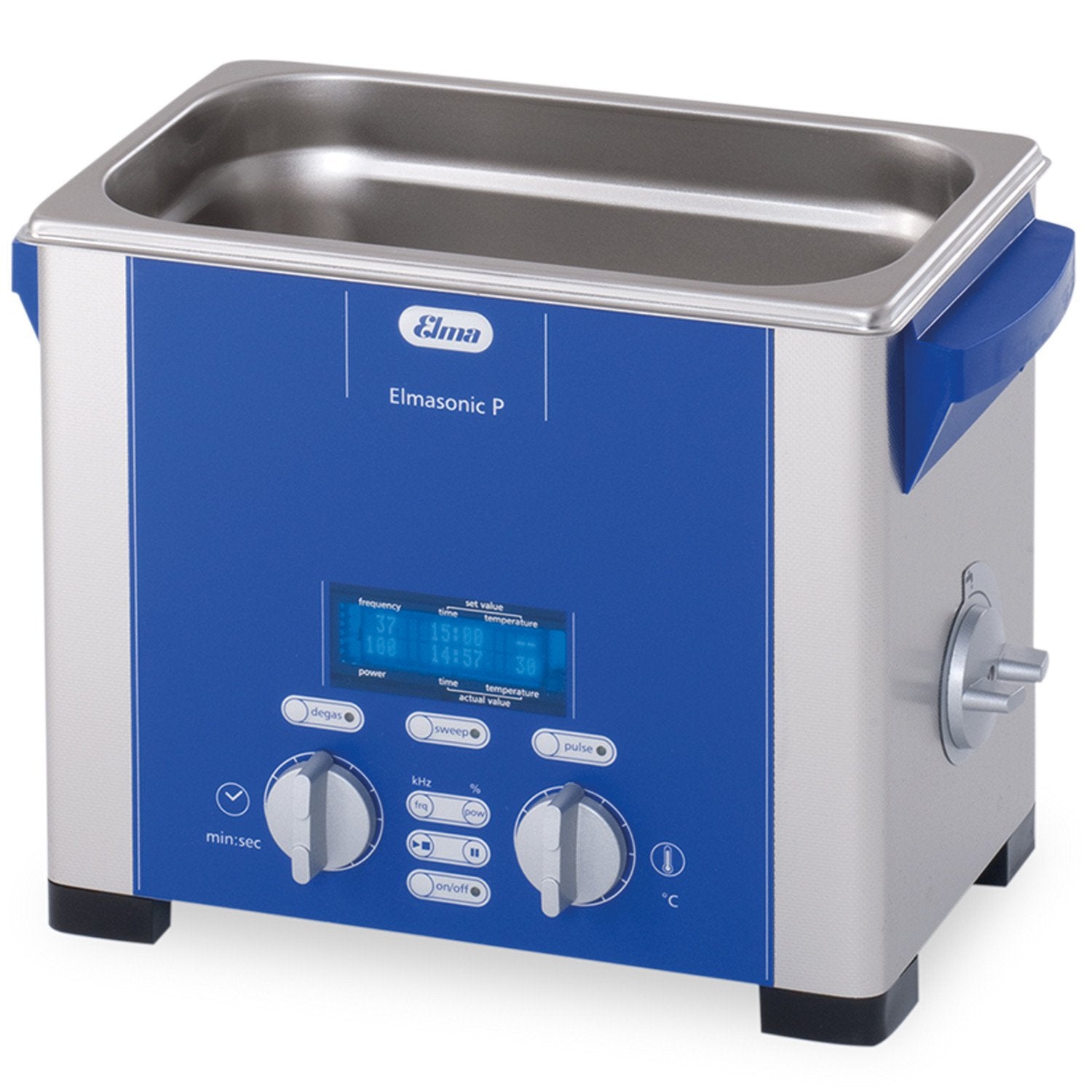 Double Frequency Ultrasonic Cleaning Analysis Tank Elmasonic P 30 H