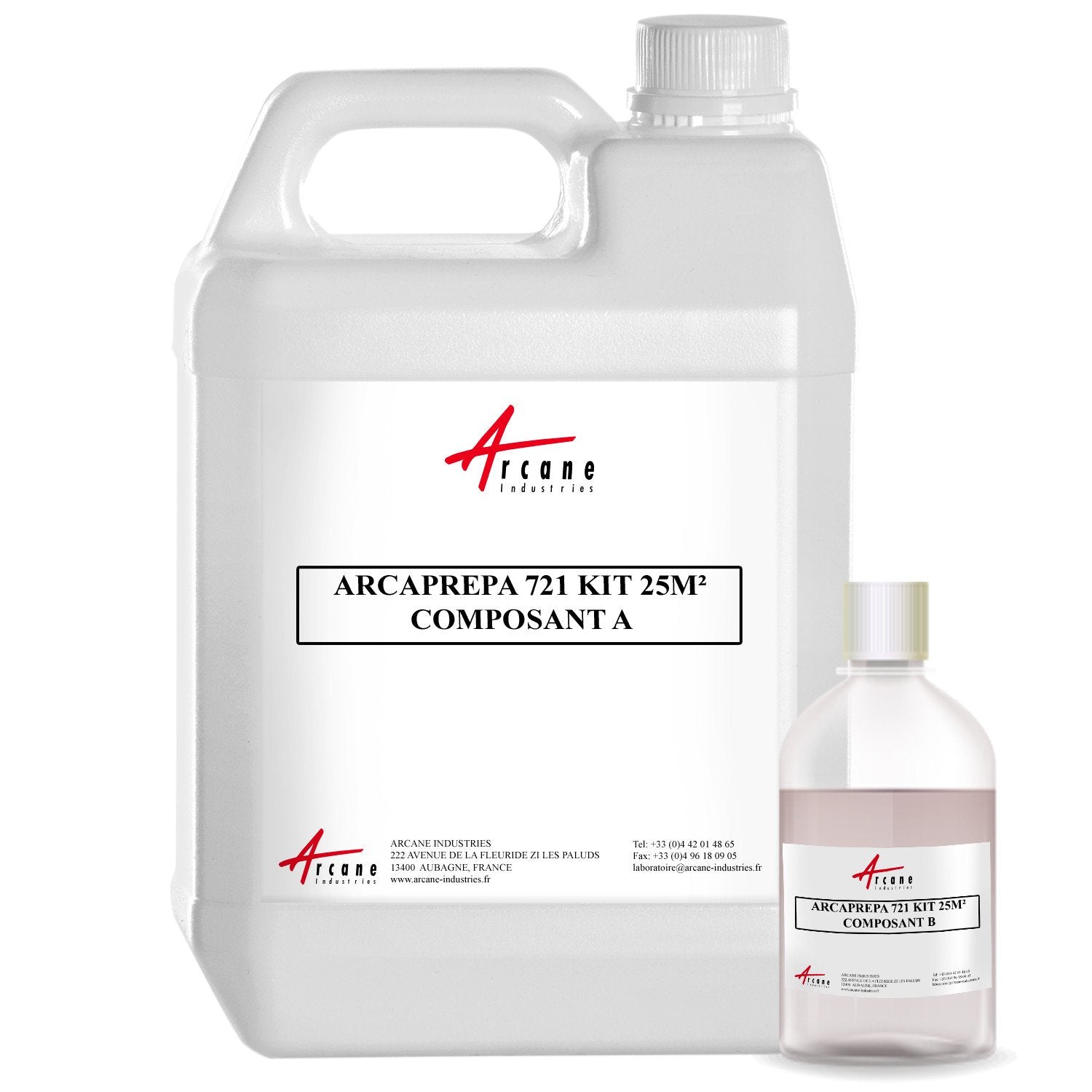 Adhesion promoter for aluminum before painting ARCAPREPA 721 KIT 25m²