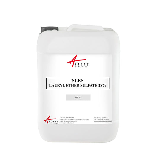 SLES 27% certifié EcoCert - Lauryl ether sulfate de sodium - CAS 68891-38-3 Bidon 20kg